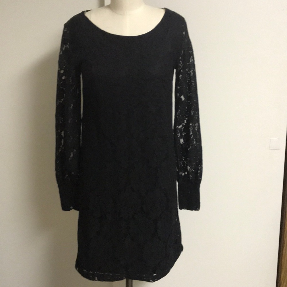 Black Lace Evening Dess